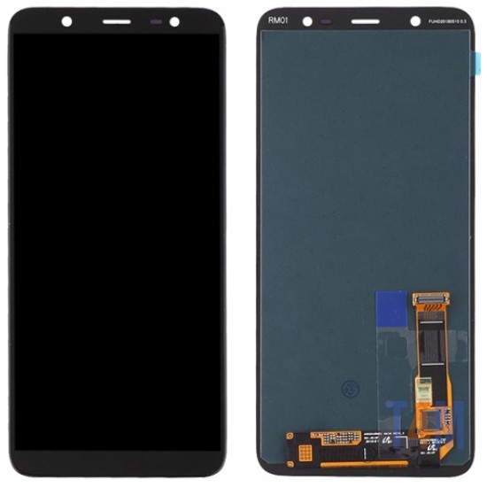 TOUCH+DISPLAY SAMSUNG J8 2018 BLACK (SERVICE PACK GH97-22145A/22149A)